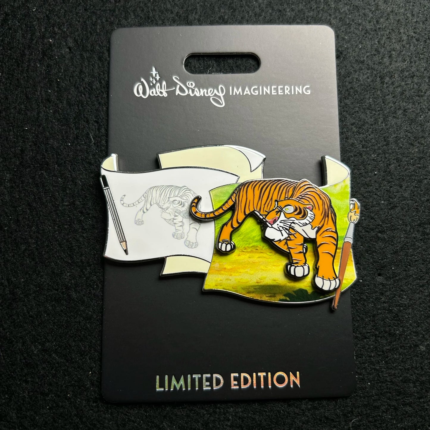 2025 - Shere Khan - Jungle Book - Off the Page Series - LE 300 - WDI - Disney Pin