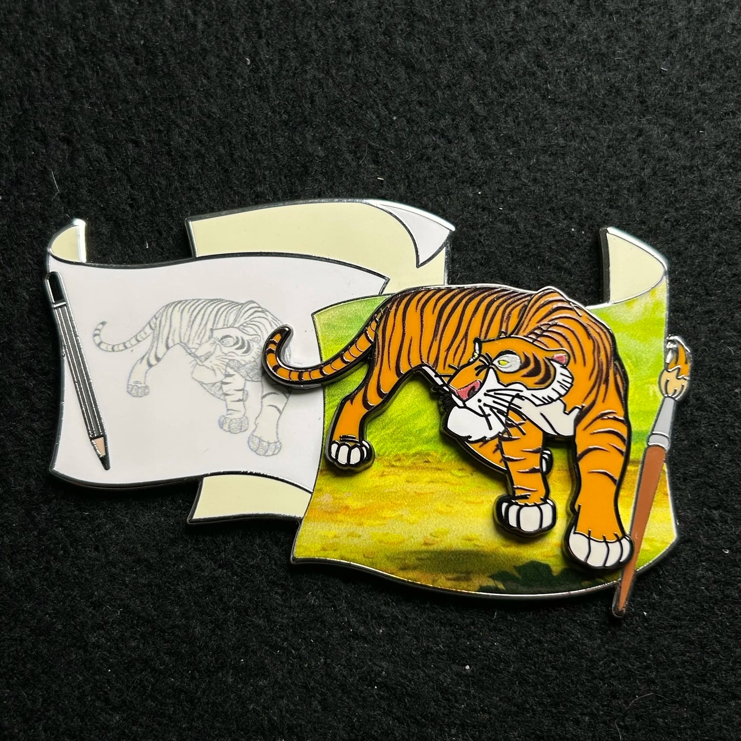 2025 - Shere Khan - Jungle Book - Off the Page Series - LE 300 - WDI - Disney Pin