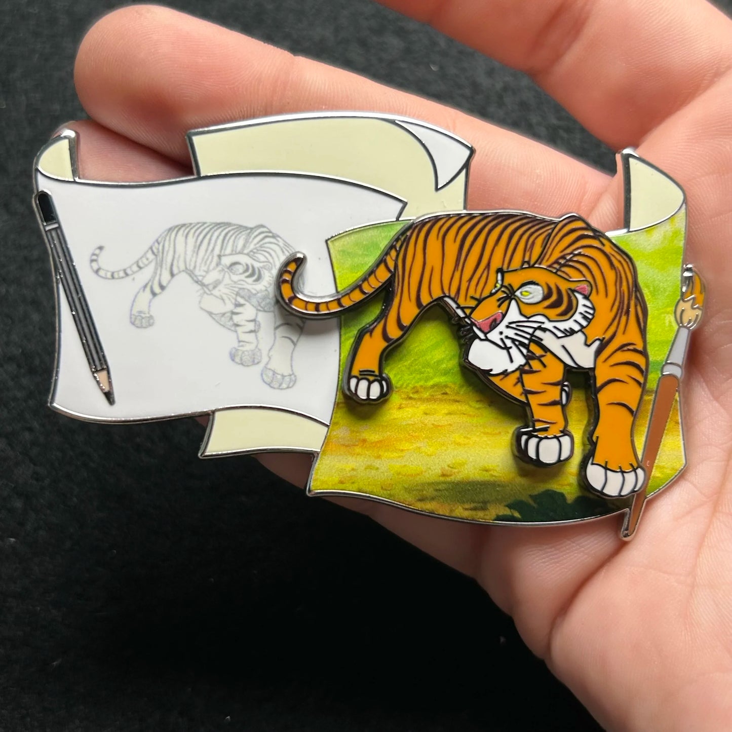 2025 - Shere Khan - Jungle Book - Off the Page Series - LE 300 - WDI - Disney Pin