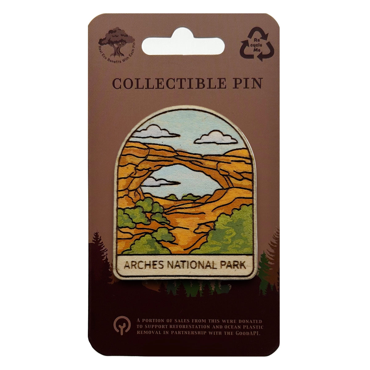 Arches National Park - Lapel Pin & Magnet