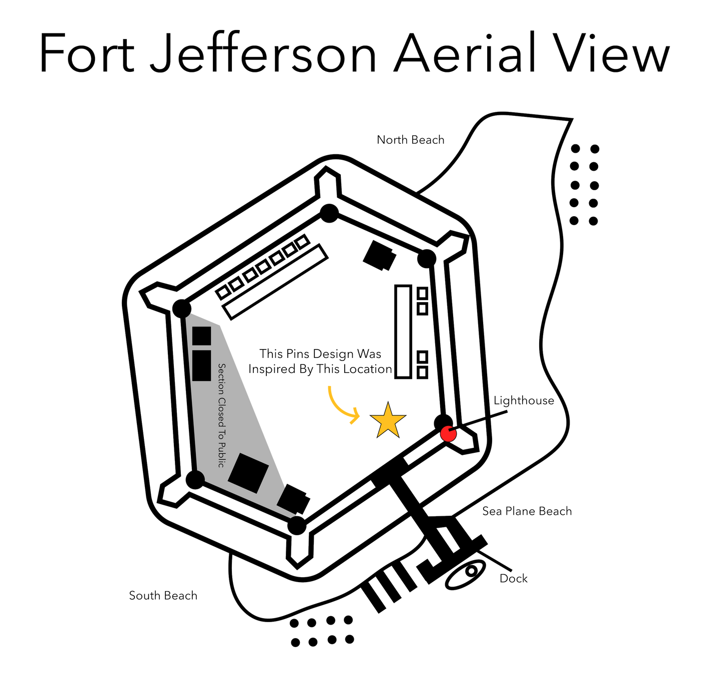 2025 - Fort Jefferson Amphitheater (Parade Ground) - DRTO Series - LR Pin - Pin Hive Exclusive