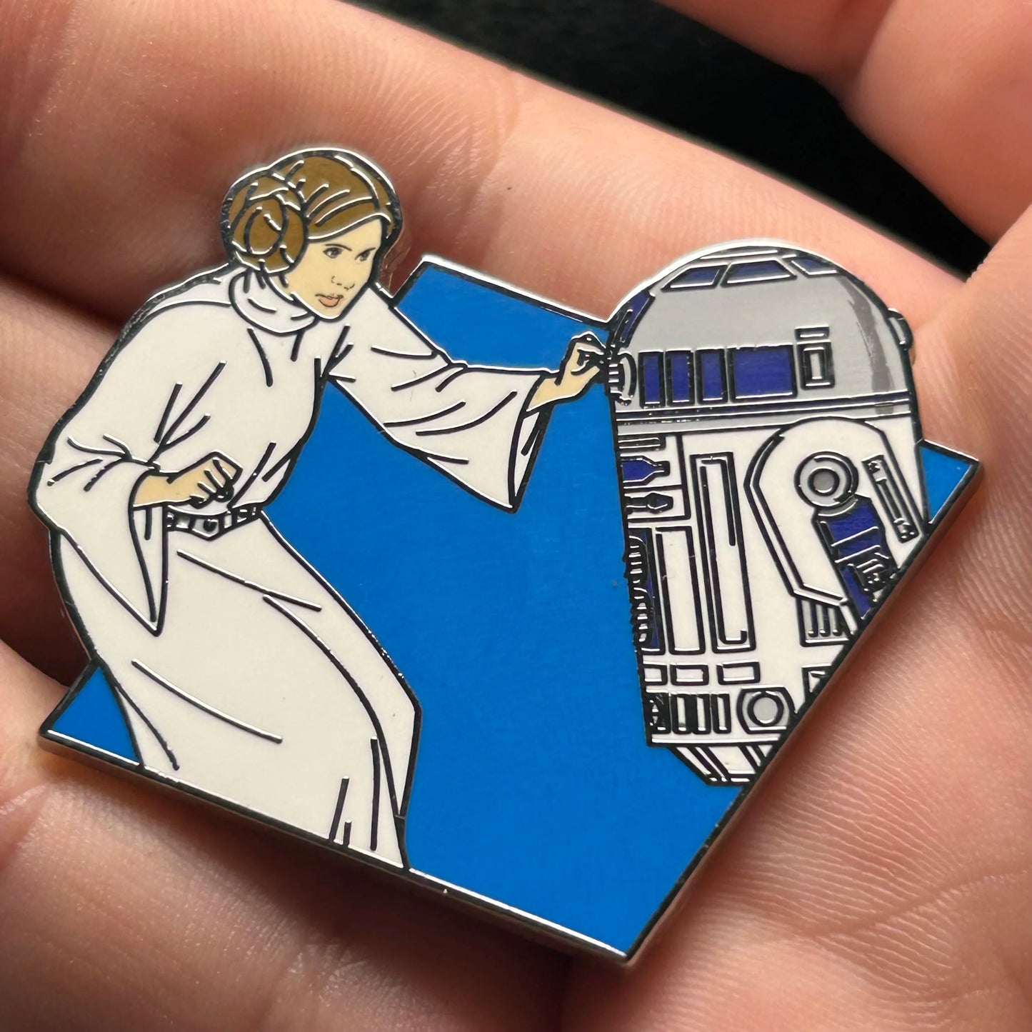2024 - Princess Leia and R2-D2 - Droid - Star Wars - Disney Pin