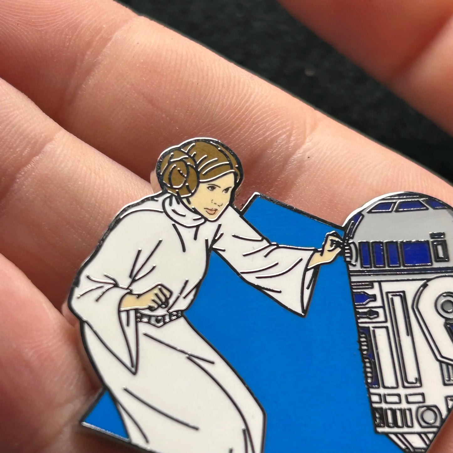 2024 - Princess Leia and R2-D2 - Droid - Star Wars - Disney Pin