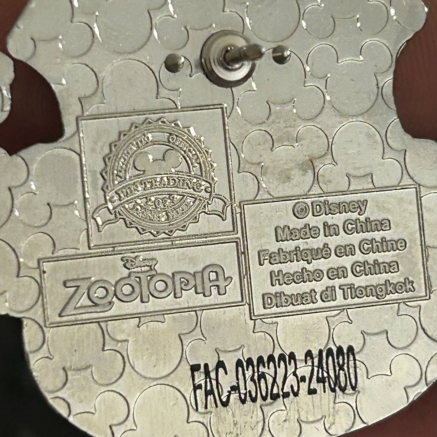 2022 - Buffalo - Zootopia - ZPD - Mystery Pin
