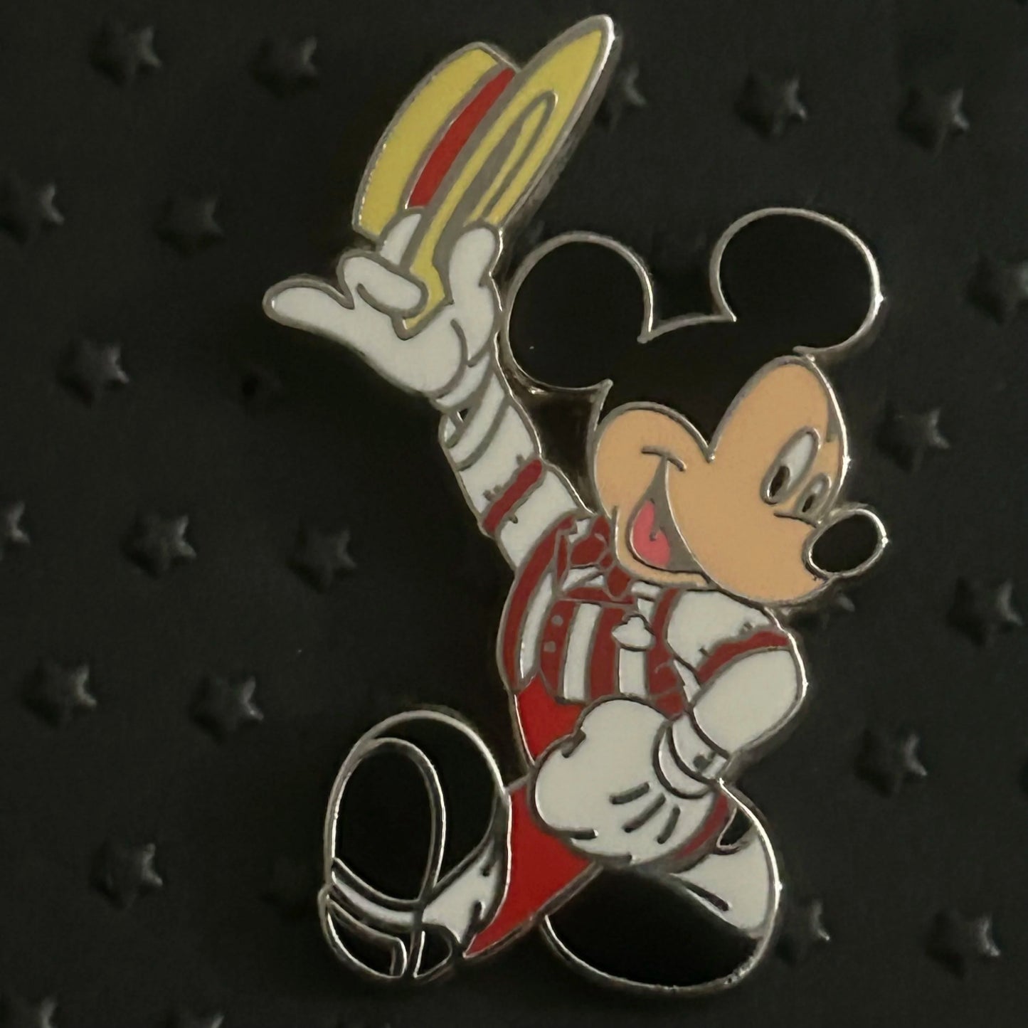 2015 - Mickey Mouse - Dapper Dan - Red Striped Vest and Straw Hat - Disney Pin
