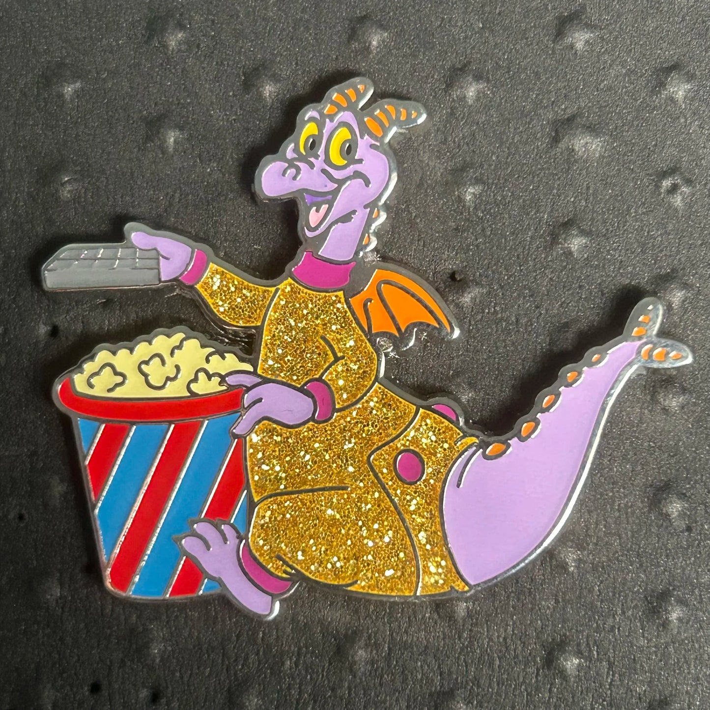 2024 - Figment - Eating Popcorn with Remote - Disney Pin