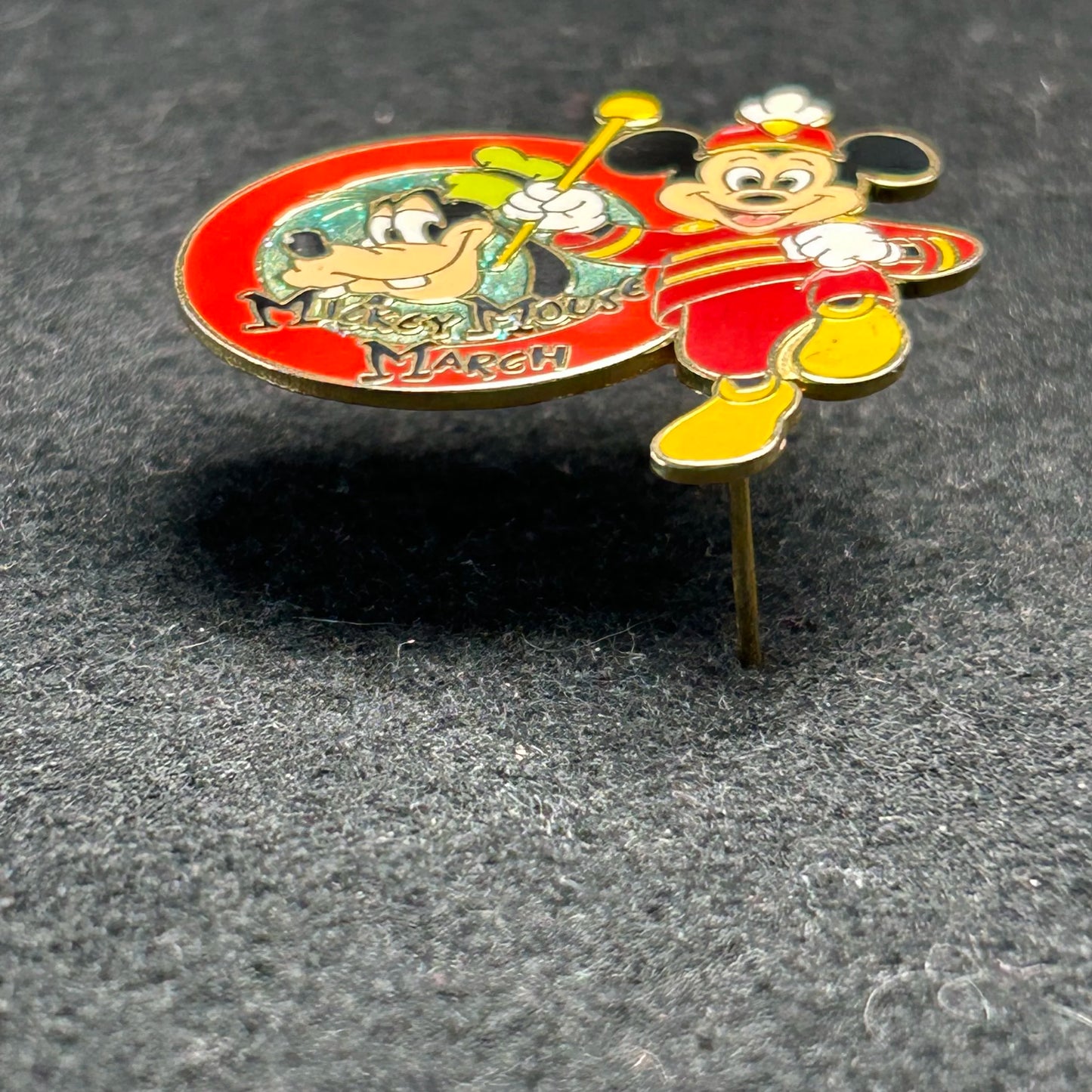 Mickey Mouse and Goofy - Mickey Mouse March - DS - Disney Pin