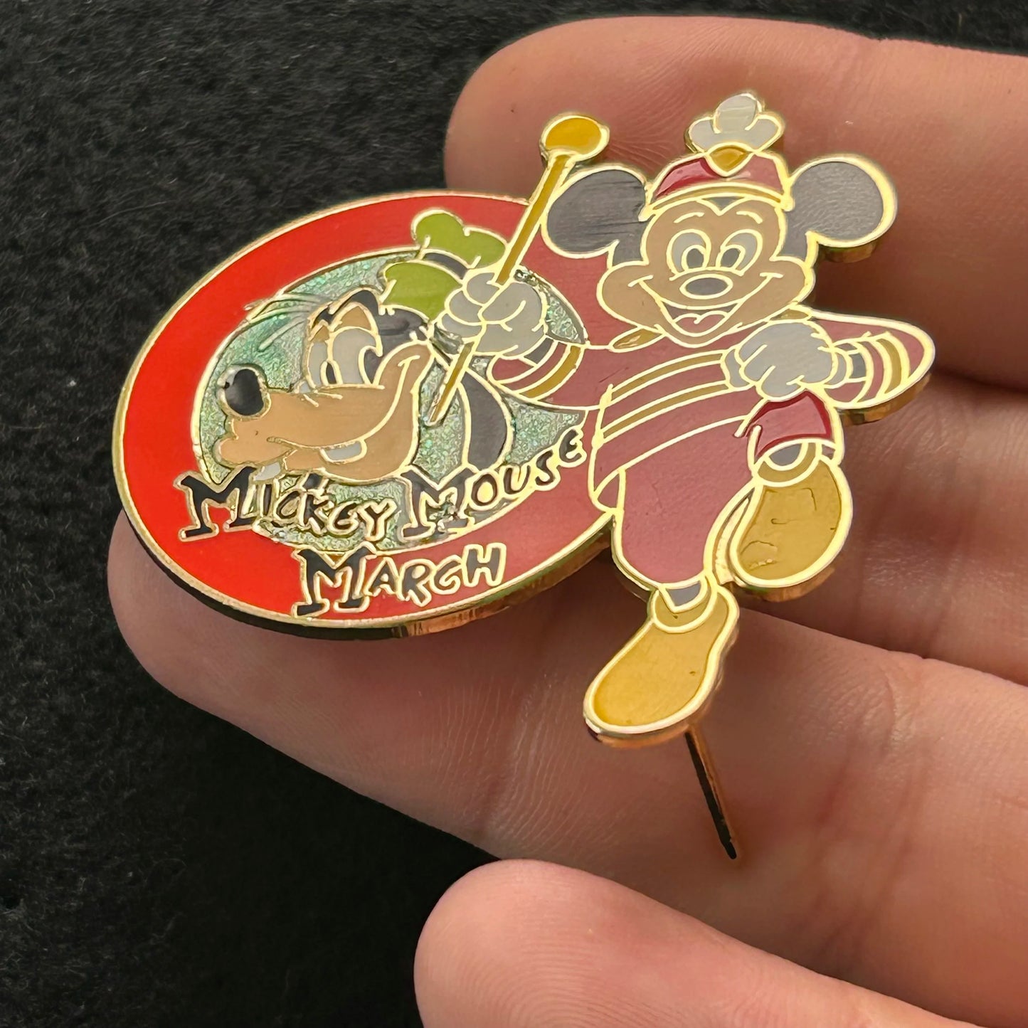 Mickey Mouse and Goofy - Mickey Mouse March - DS - Disney Pin