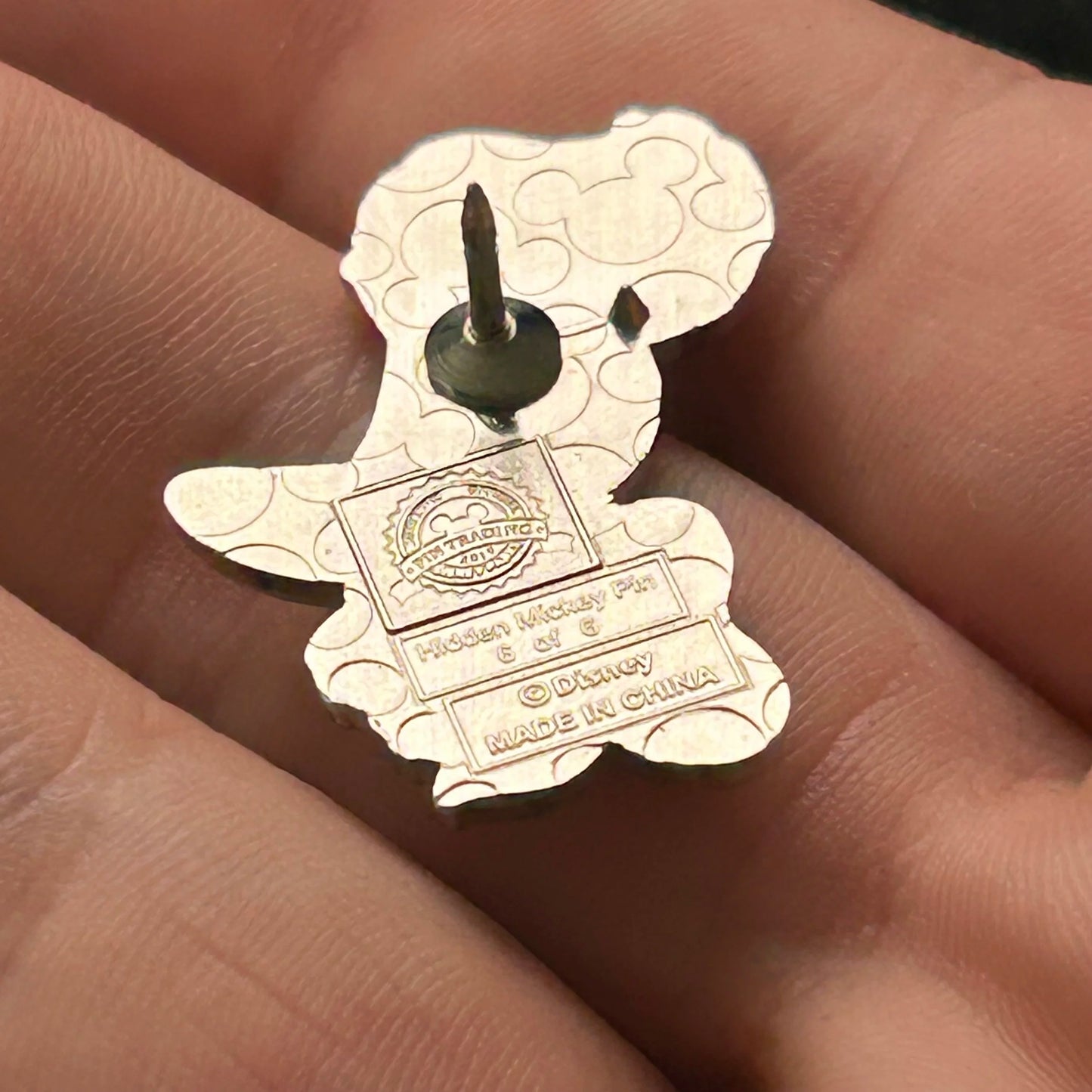 2019 - Captain Hook - Villain Faces - Hidden Mickey - Disney Pin