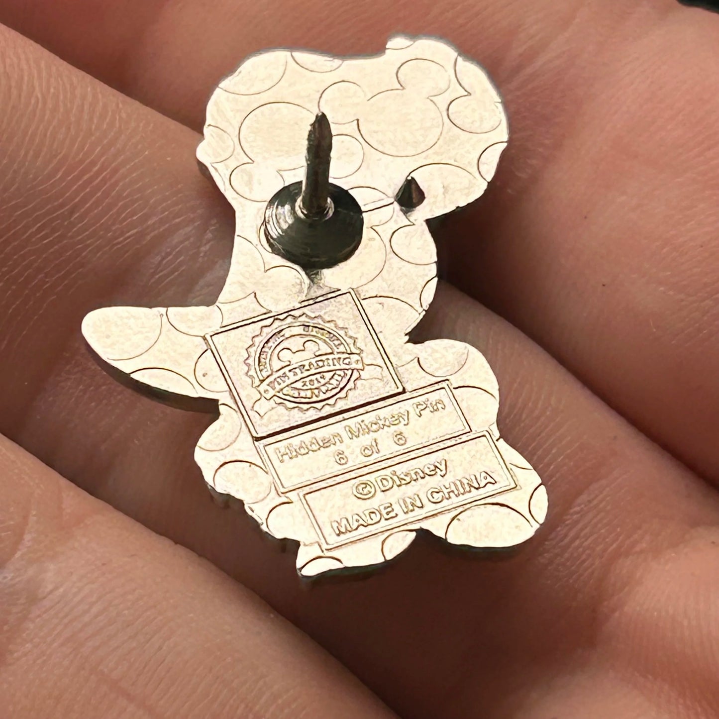 2019 - Captain Hook - Villain Faces - Hidden Mickey - Disney Pin