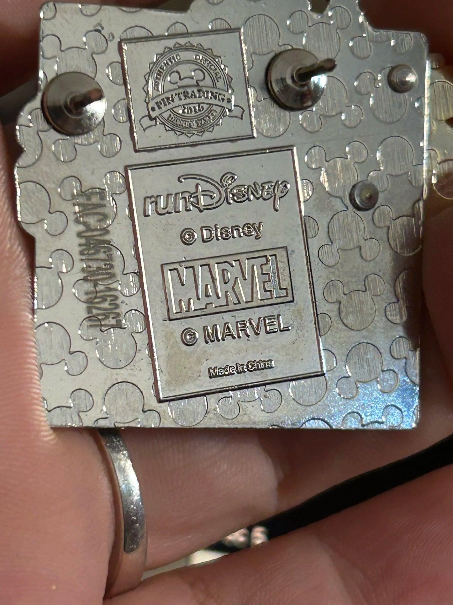 2016 - Captain America - Marvel - runDisney - 5k - LR - Disney Pin