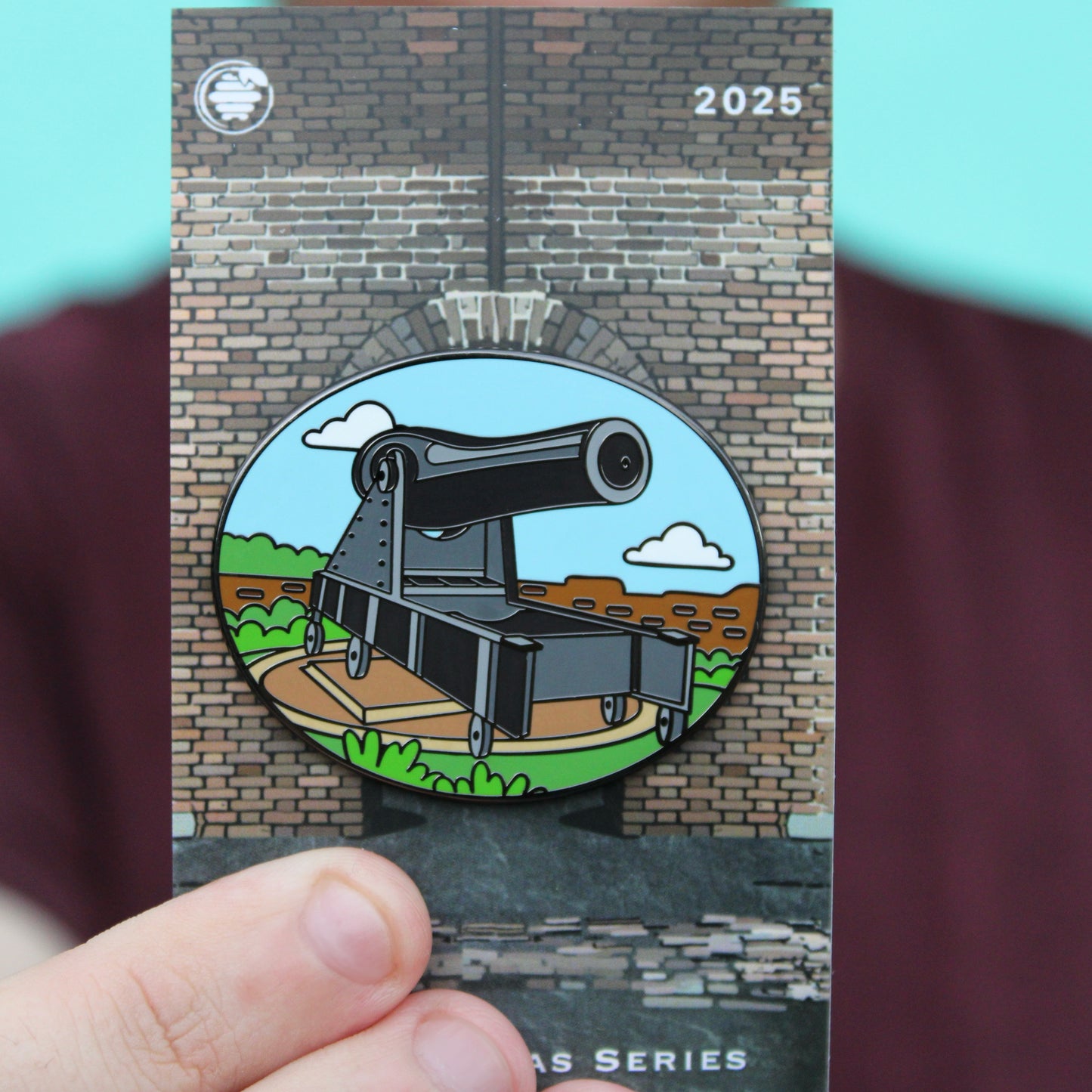 2025 - Rodman Gun Pin - Dry Tortugas Series - Pin Hive Exclusive
