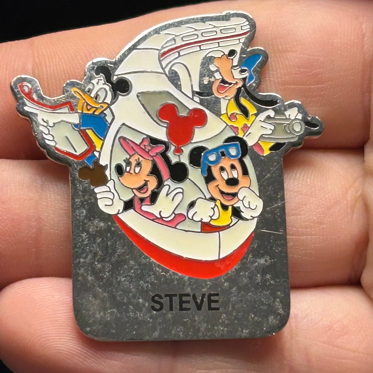 Steve - Name Series - Mickey, Minnie, Goofy, Donald - Monorail - Disney Pin