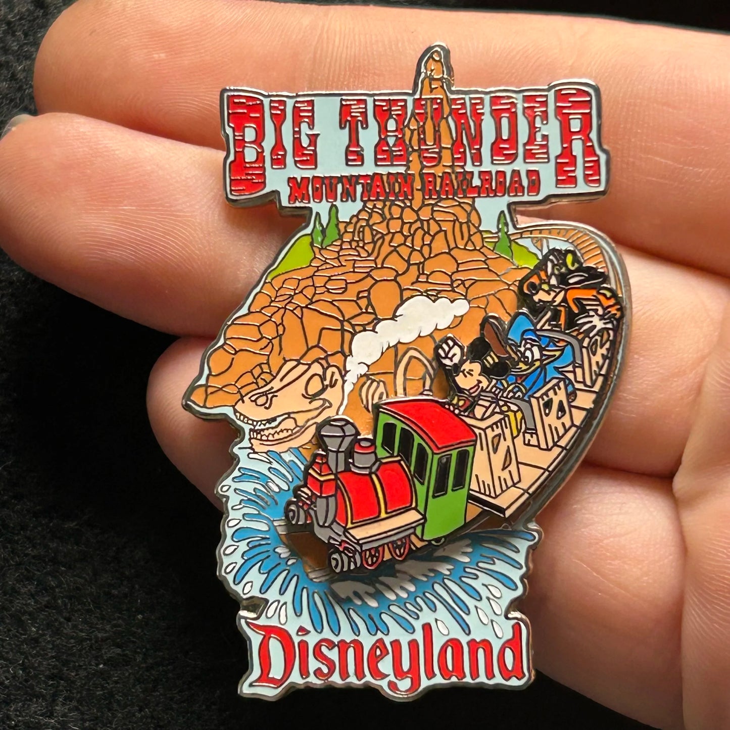2001 - Mickey, Donald, and Goofy - DLR - Thunder Mountain - Disney Pin