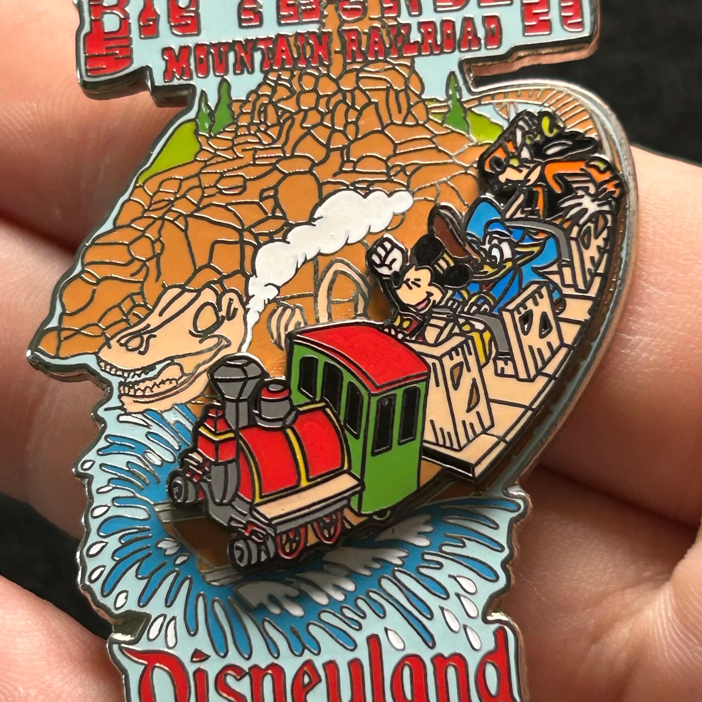 2001 - Mickey, Donald, and Goofy - DLR - Thunder Mountain - Disney Pin