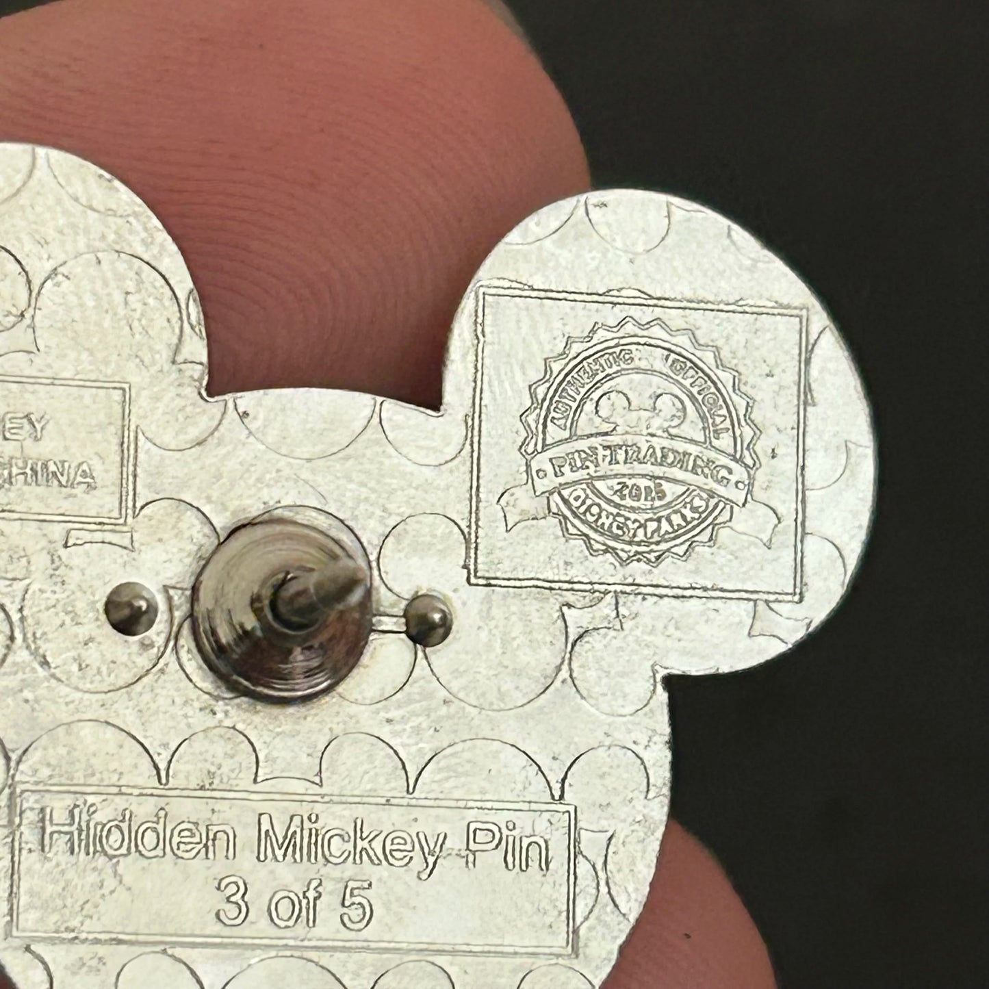 2015 - Popcorn - Mickey Icon - Hidden Mickey - Disney Pin