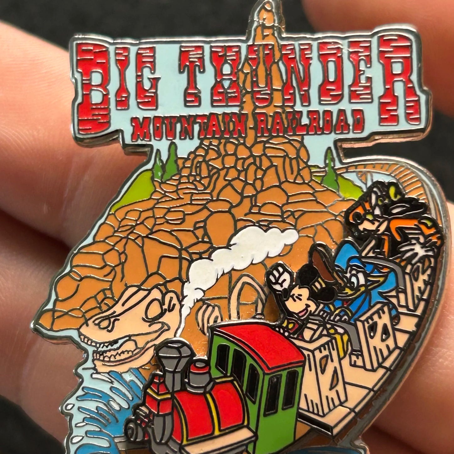 2001 - Mickey, Donald, and Goofy - DLR - Thunder Mountain - Disney Pin