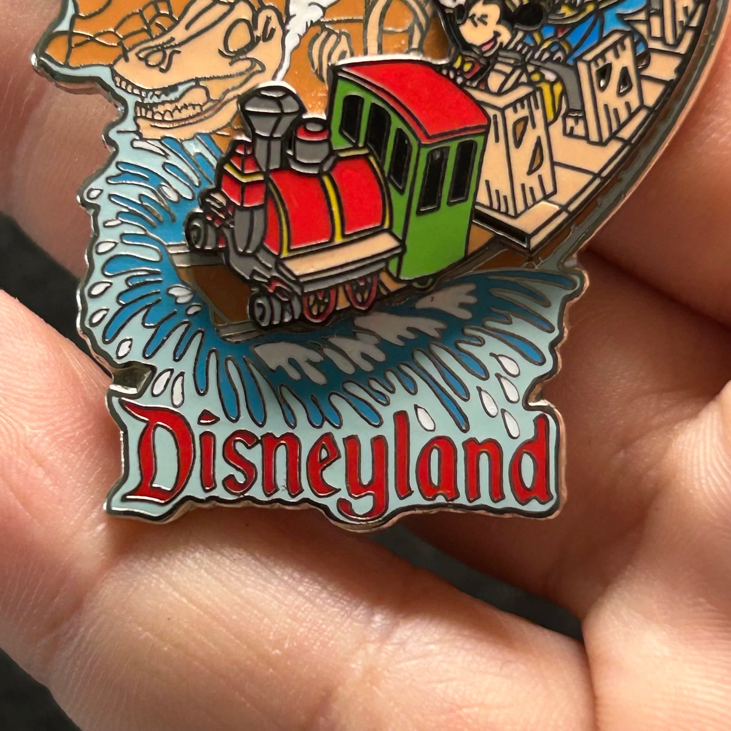 2001 - Mickey, Donald, and Goofy - DLR - Thunder Mountain - Disney Pin