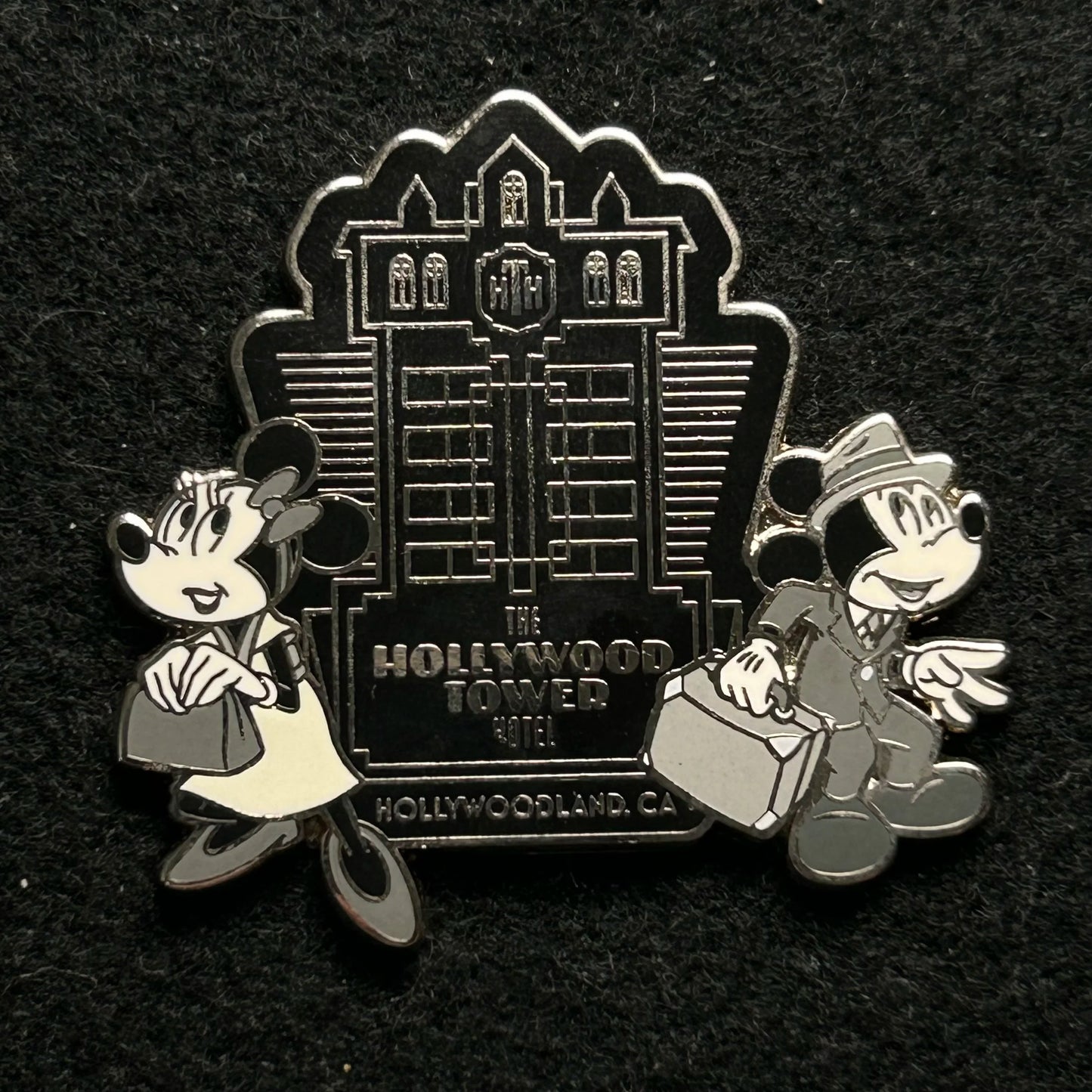 2020 - Mickey and Minnie Mouse - Hollywood Tower Hotel - Disney Pin