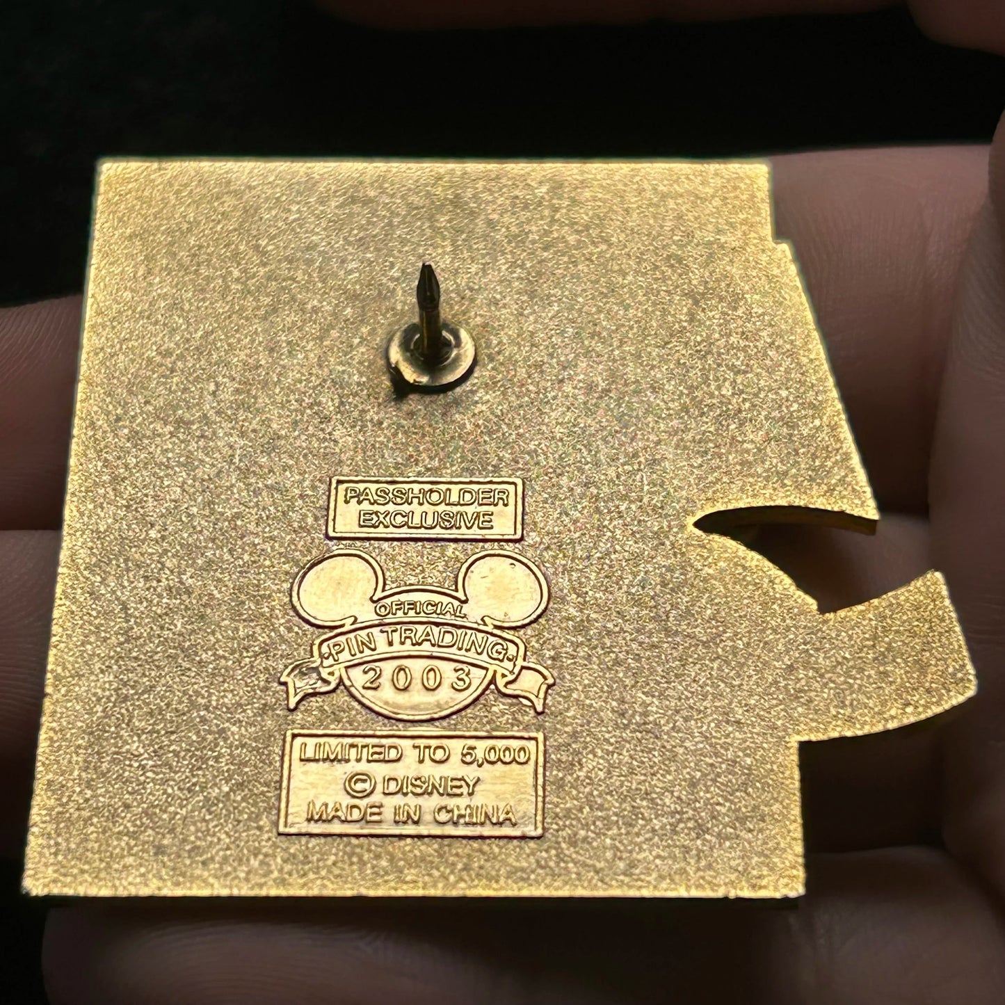 2003 - Mickey and Pluto - DAK - AP Holder - LE 5,000 - Disney Pin on Pin
