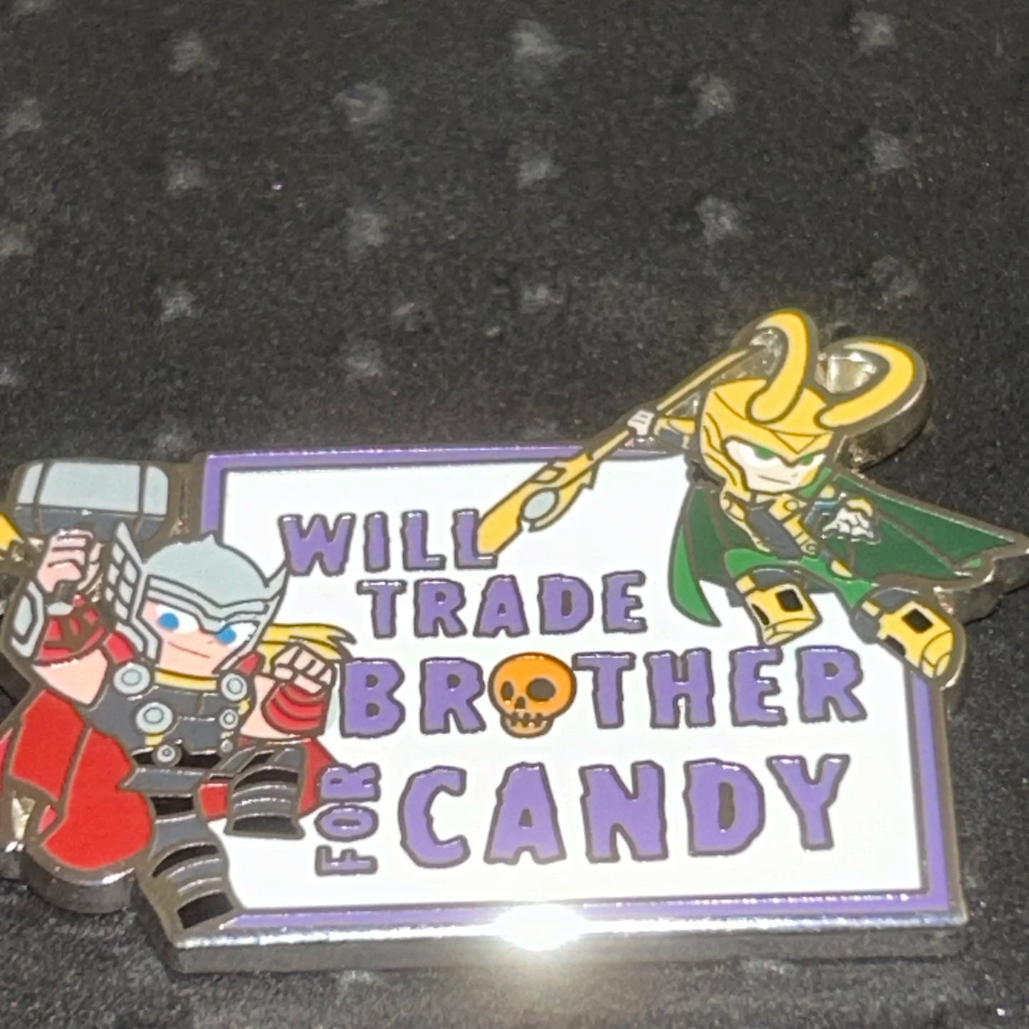 2020 - Thor and Loki - Marvel - Halloween - Will Trade Brother For Candy - Disney Pin