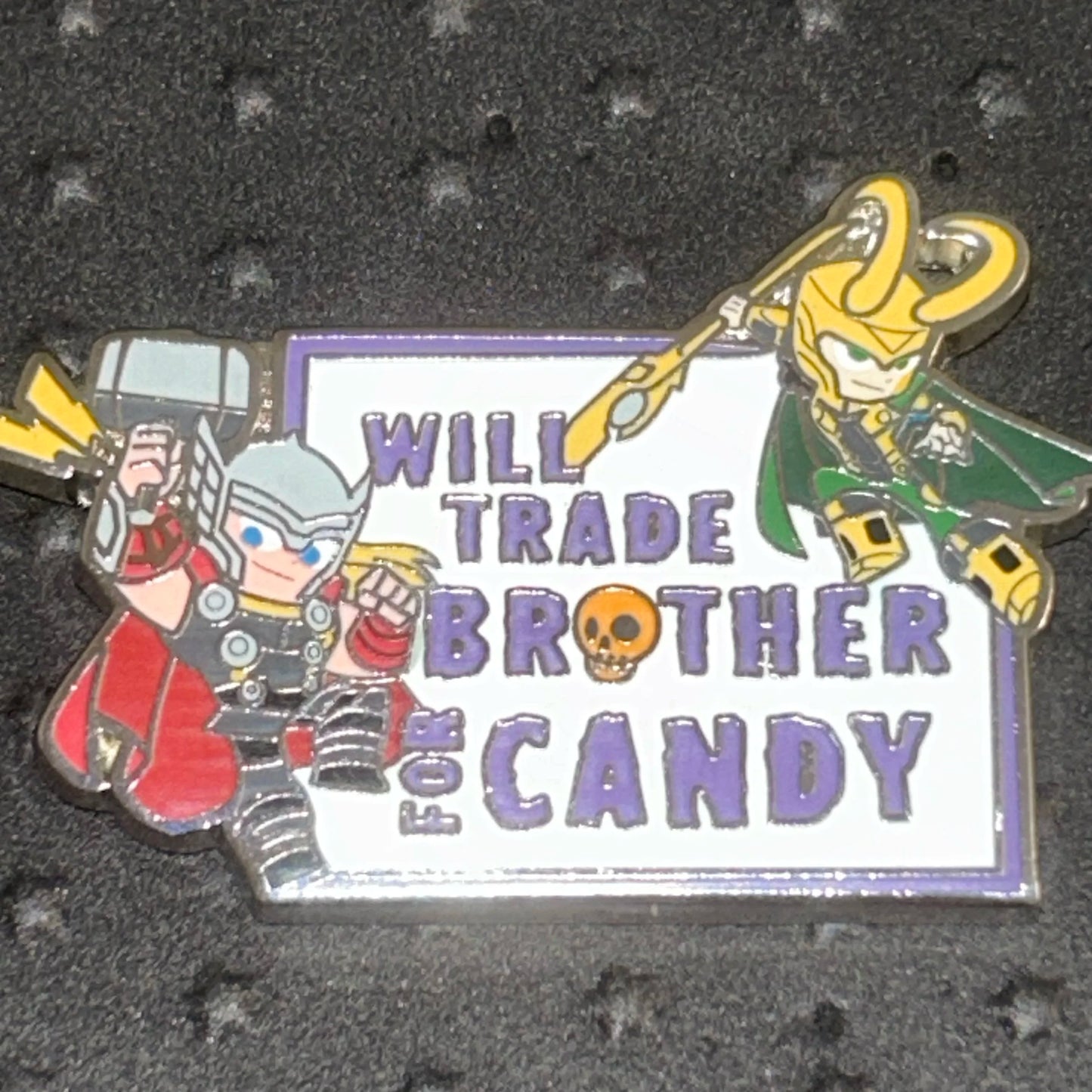 2020 - Thor and Loki - Marvel - Halloween - Will Trade Brother For Candy - Disney Pin