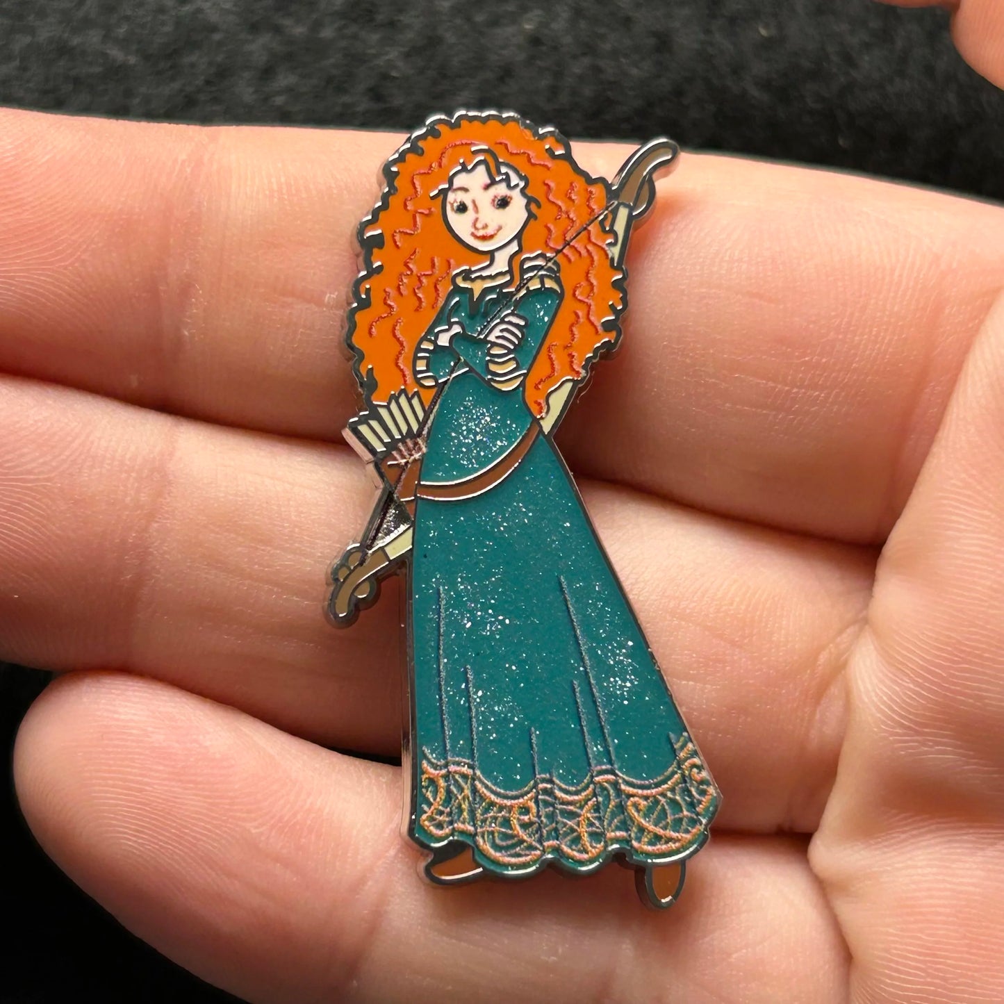 2023 - Merida - Full Body - Glitter Dress - Princess Series - Disney Pin