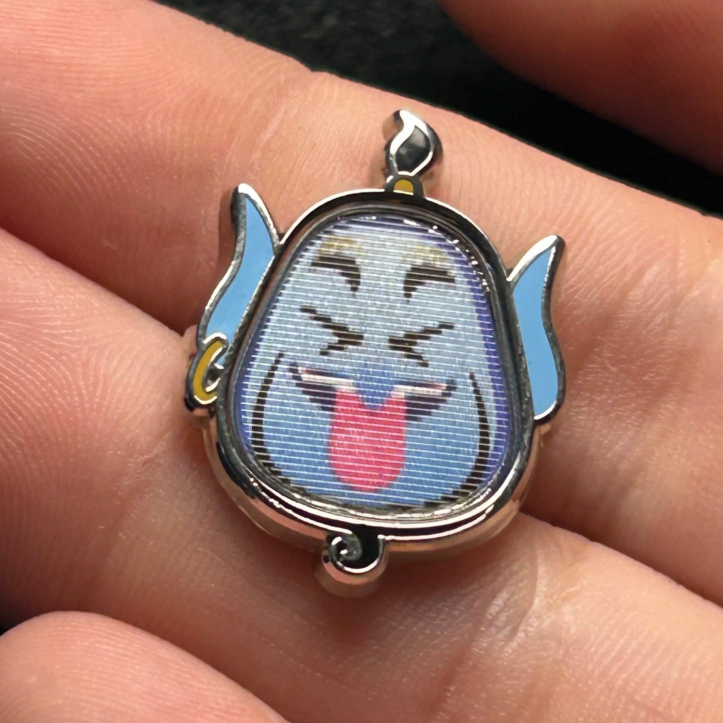 2018 - Genie - Head - Aladdin - Lenticular - Tiny - Disney Pin