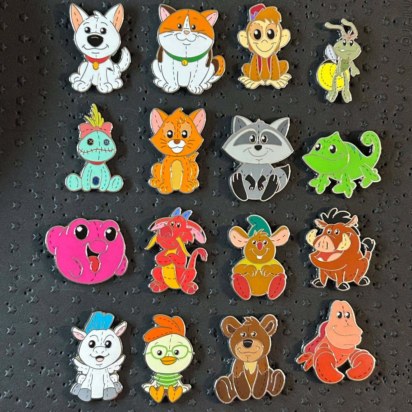 FULL SET - 16 Pins - Pixie Plush - Mystery Pin Series