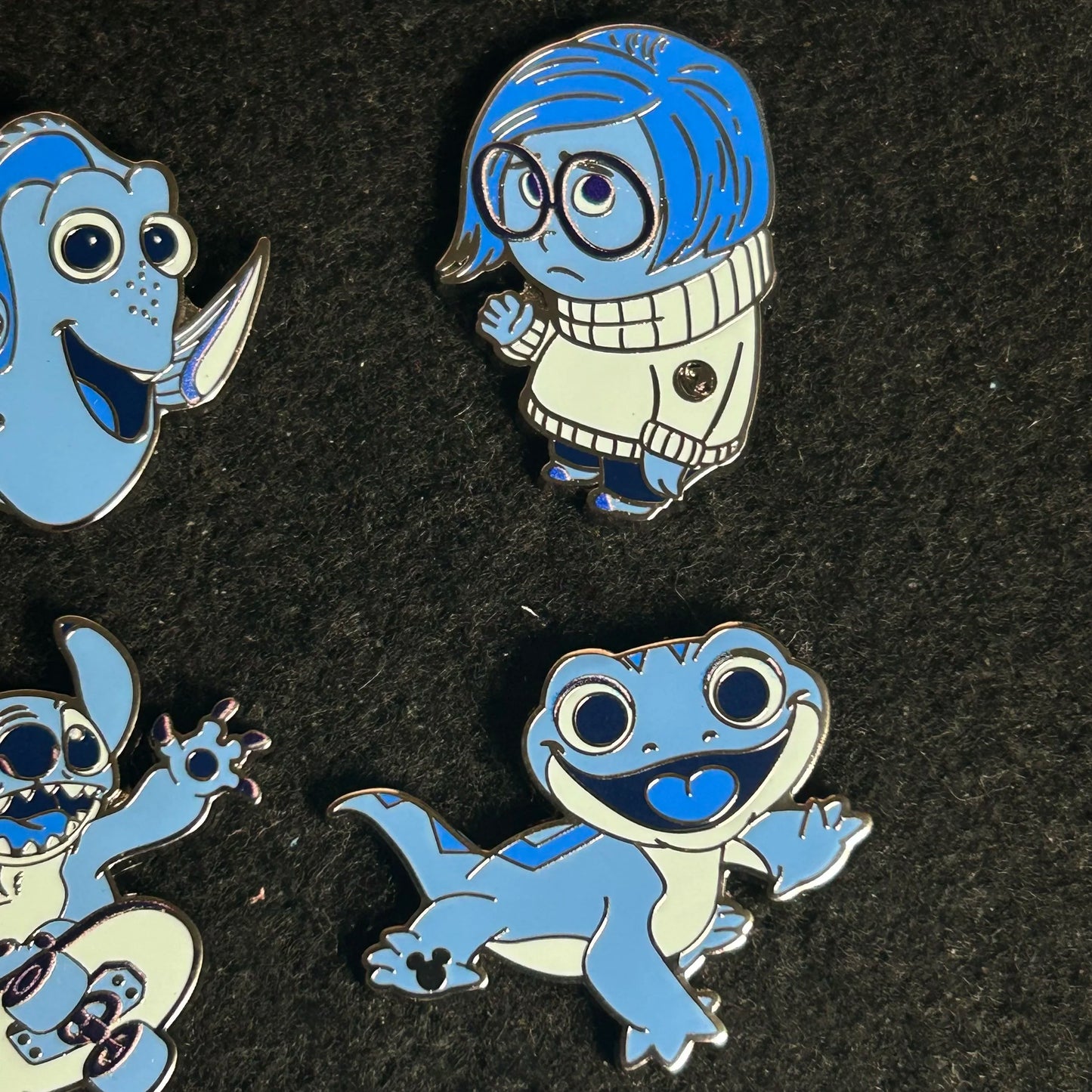 FULL SET - 2025 - Blue Series - Walt Disney World Resort - Hidden Disney - 6 Pins