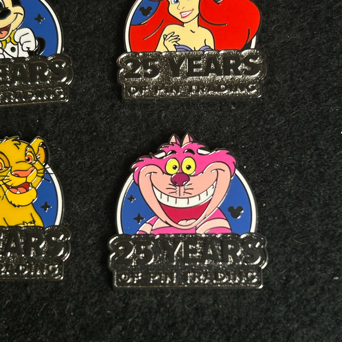 FULL SET - 2025 - 25 Years Of Pin Trading - WDW - HD - 6 Pins