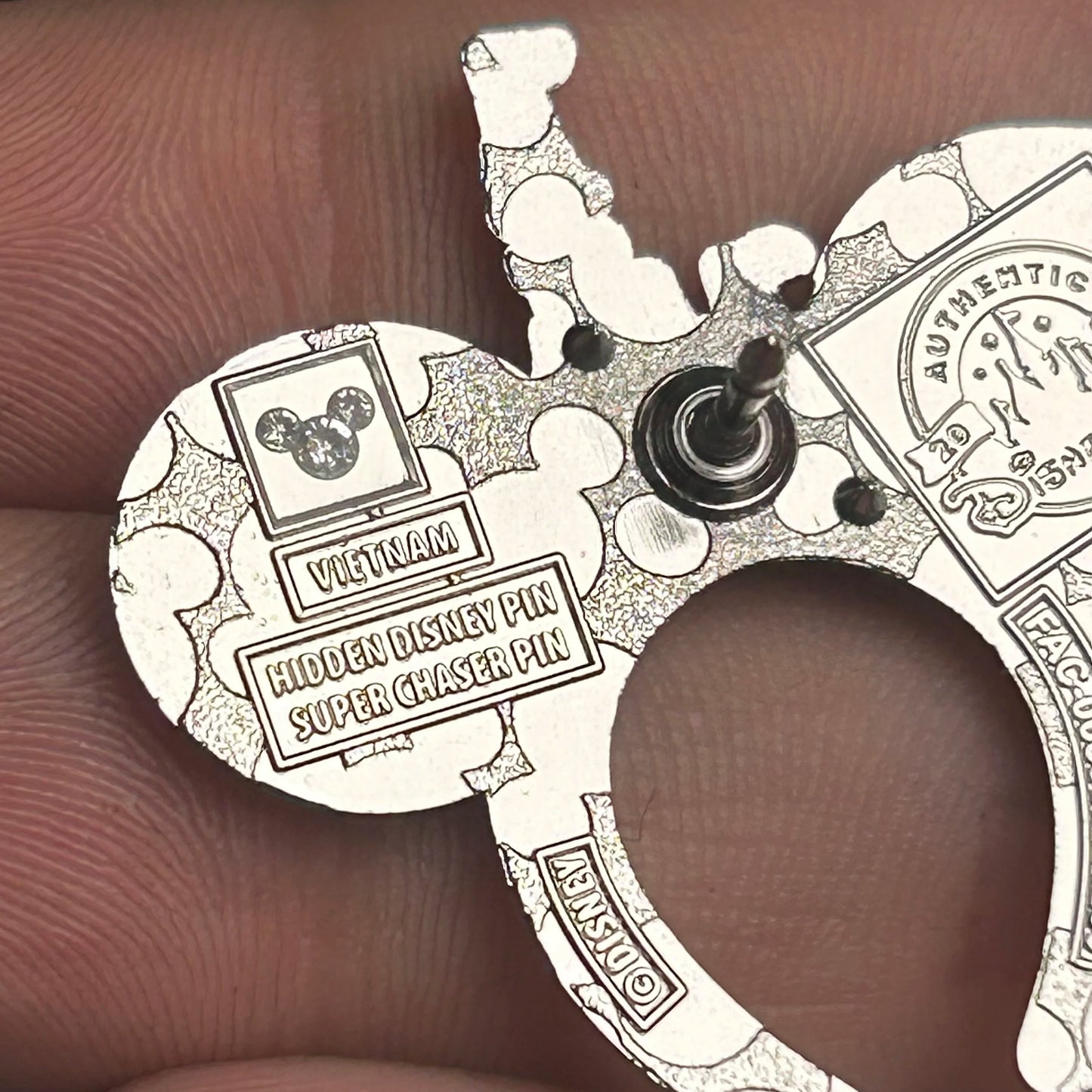 2025 - Walt Disney World - Super Chaser - Mickey Ears - Hidden Disney - Pin