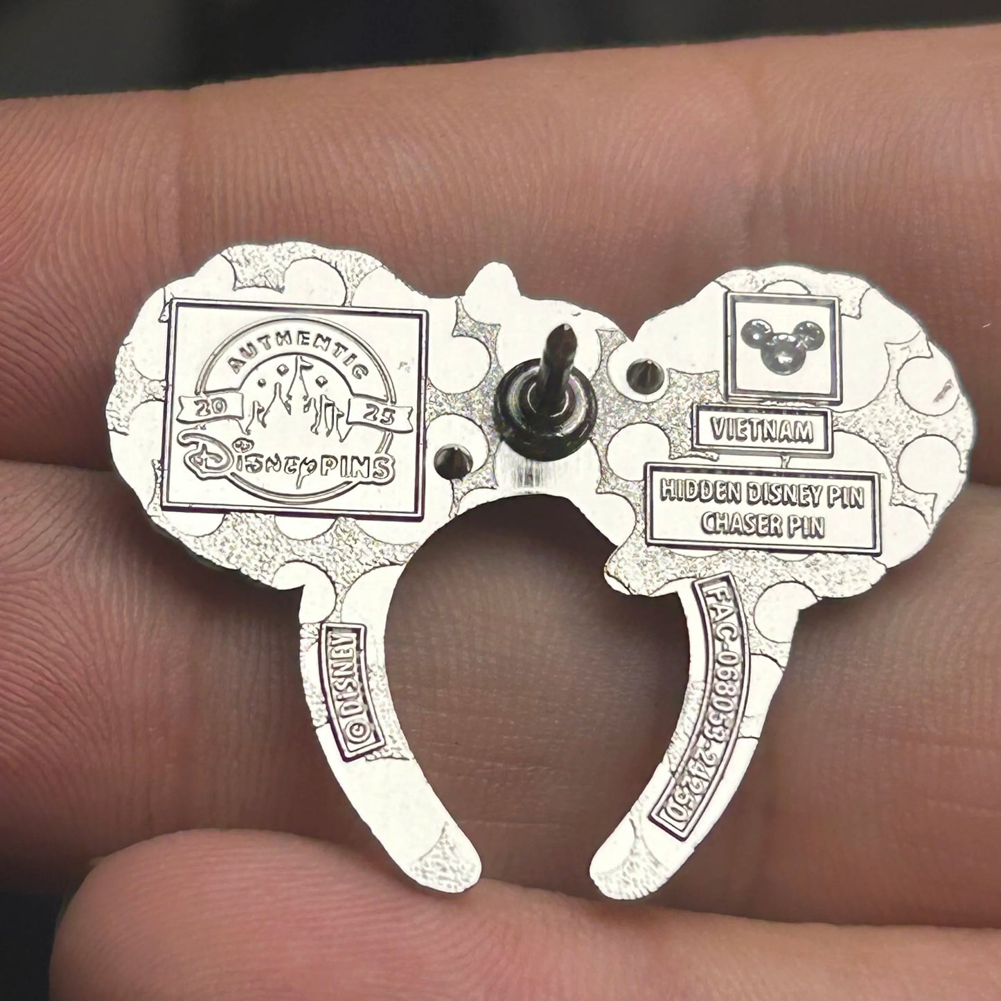 FULL SET - 2025 - Mickey Ears - Hidden Disney - Pins - With Super Chaser - 7 Pins