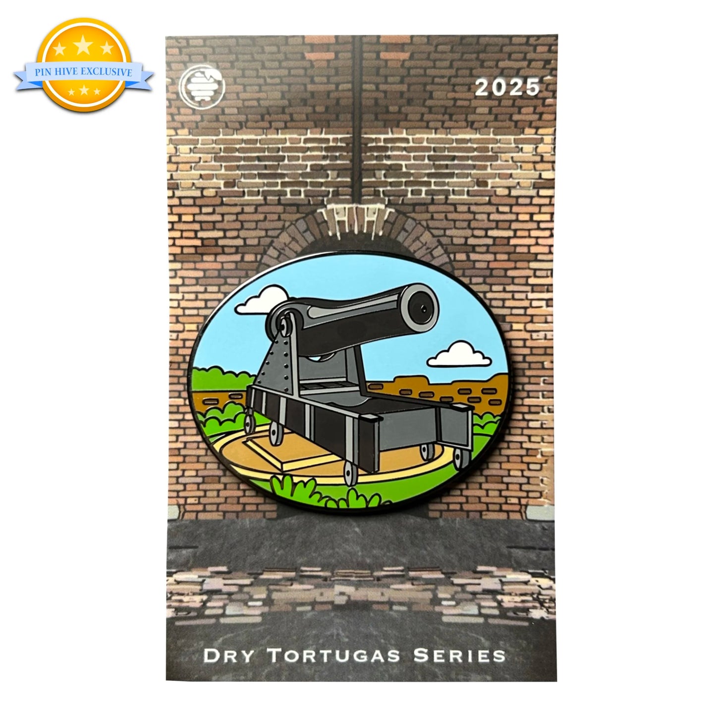 2025 - Rodman Gun Pin - Dry Tortugas Series - Pin Hive Exclusive