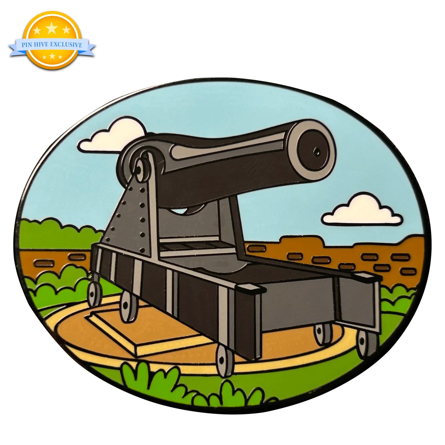 2025 - Rodman Gun Pin - Dry Tortugas Series - Pin Hive Exclusive