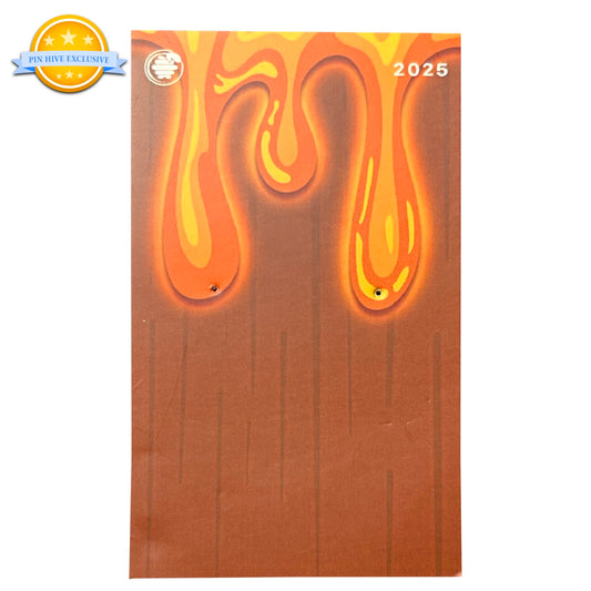 2025 - Everything Is Fine - Bee Sipping Tea In Fire Pin - Pin Hive Exclusive