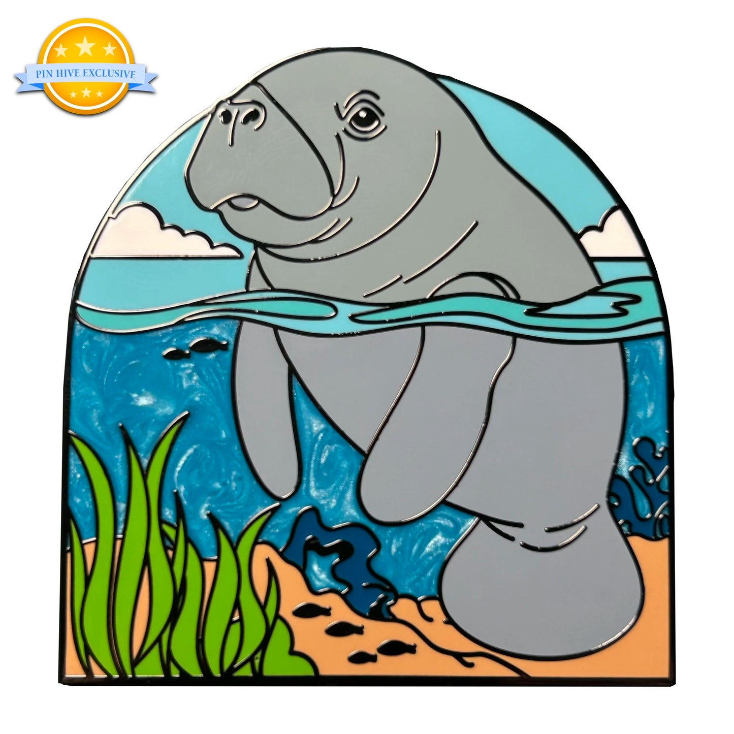 2025 - West Indian Manatee - National Manatee Appreciation Day - Ocean Creatures Series - LR Pin - Pin Hive Exclusive