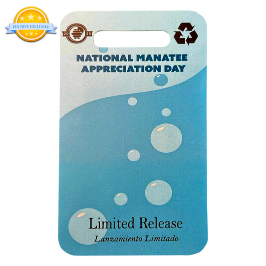 2025 - West Indian Manatee - National Manatee Appreciation Day - Ocean Creatures Series - LR Pin - Pin Hive Exclusive