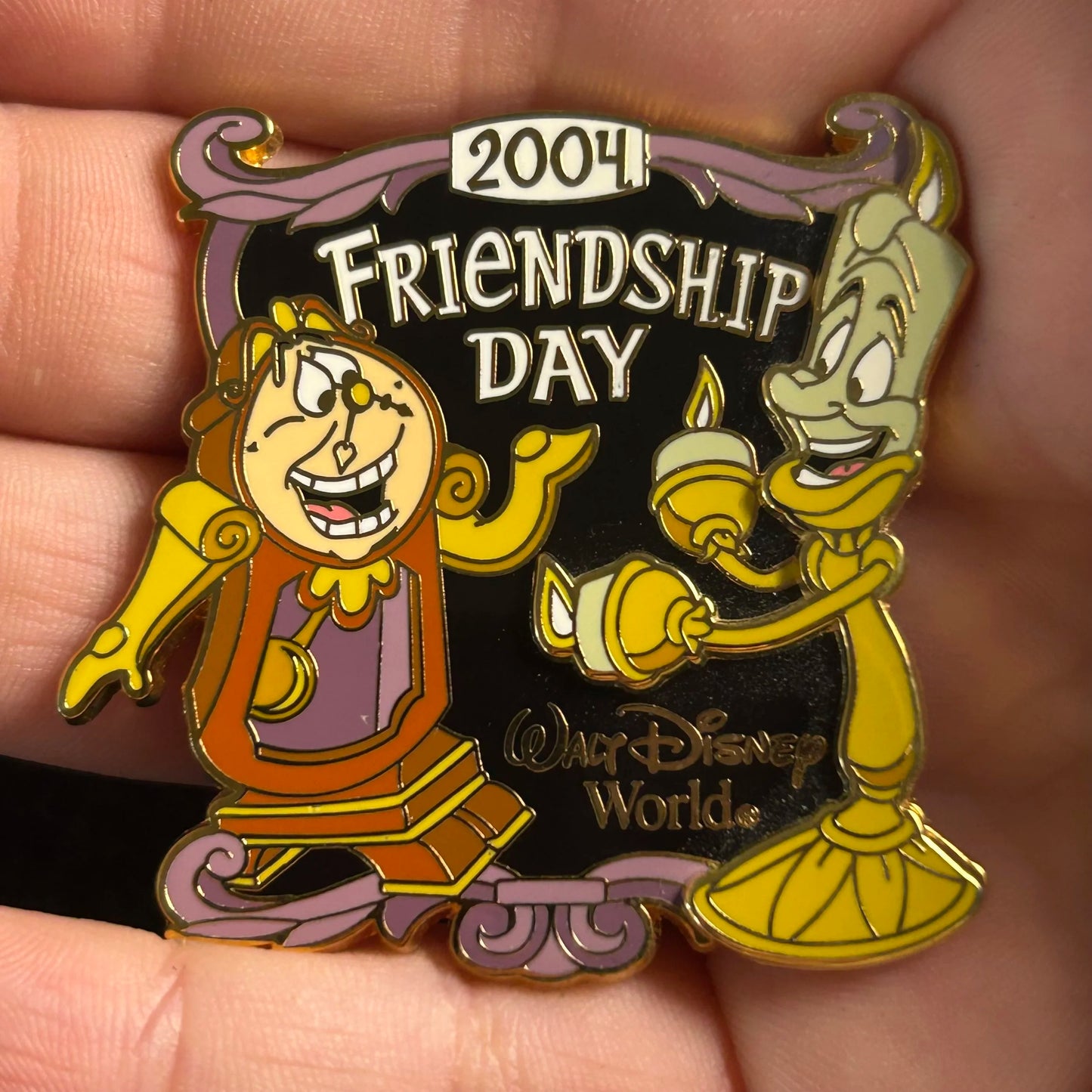2004 - Lumiere and Cogsworth Friendship Day - Beauty And The Beast LE 2,500