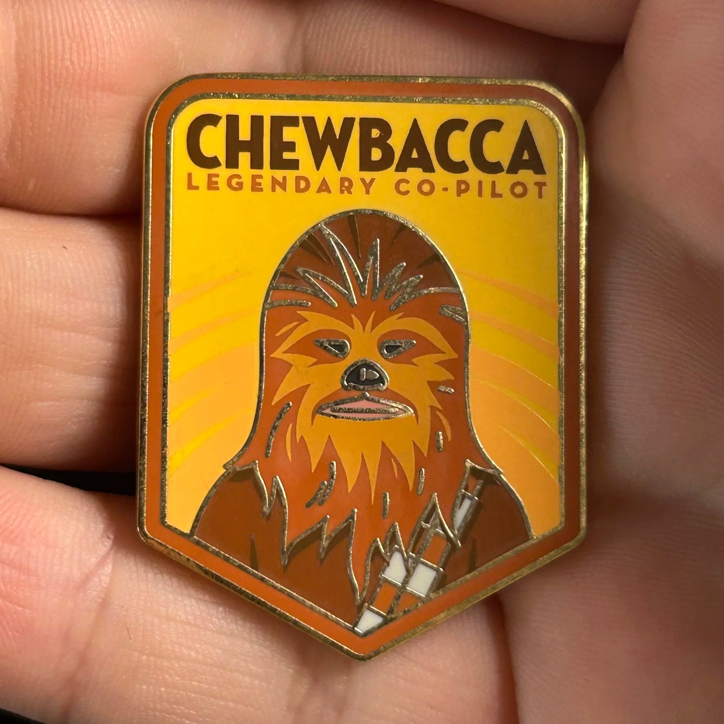 2018 - Chewbacca- Star Wars - Retro Banner Series - Disney Pin