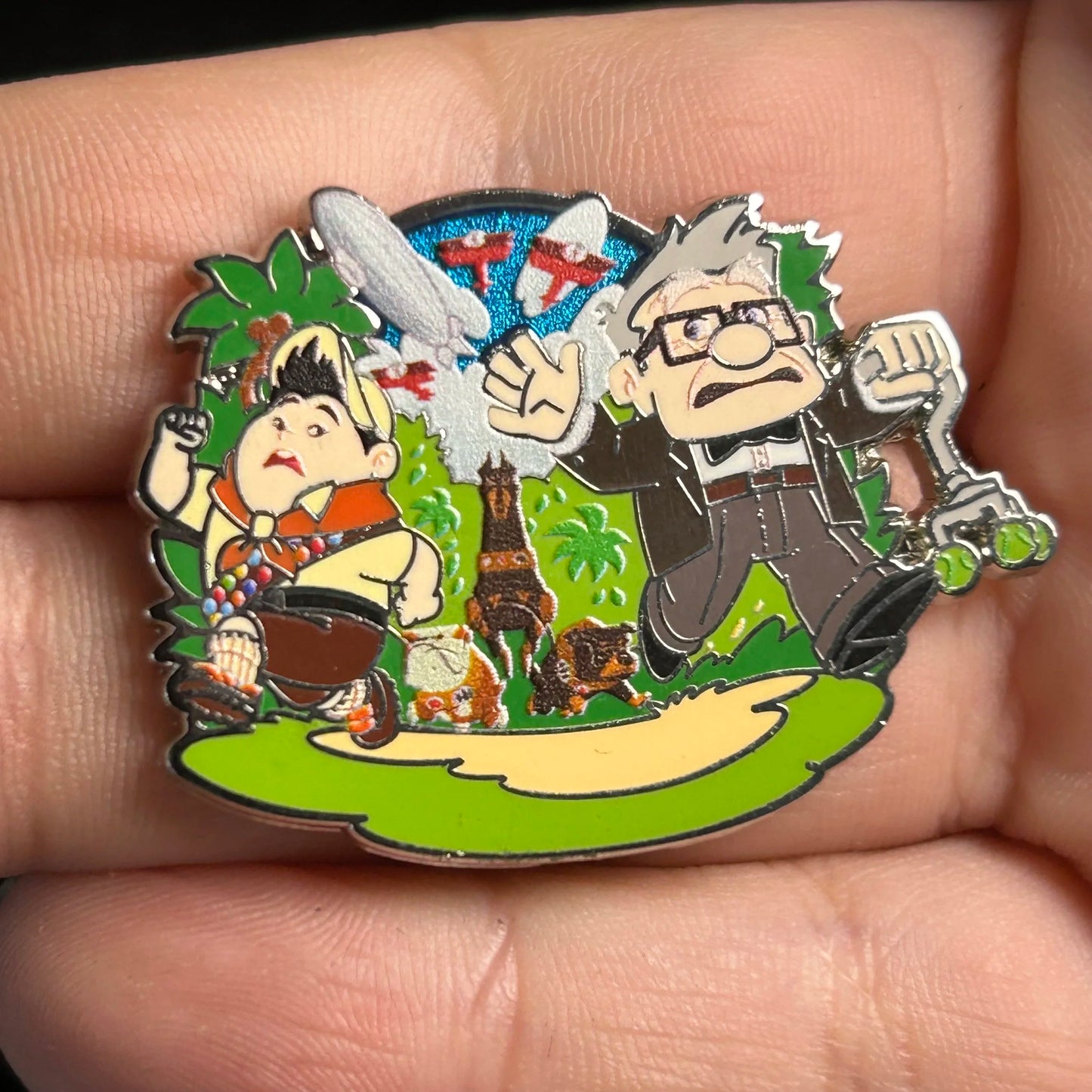 2021 - Carl and Russel - Running From Alpha and Other Dogs - Disney Pin