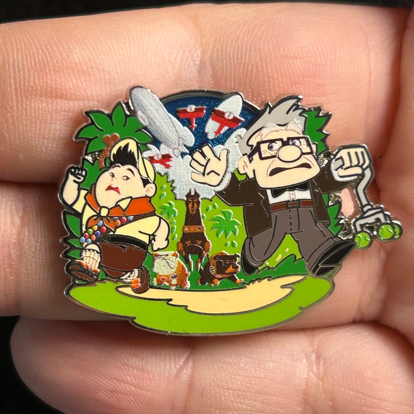 2021 - Carl and Russel - Running From Alpha and Other Dogs - Disney Pin