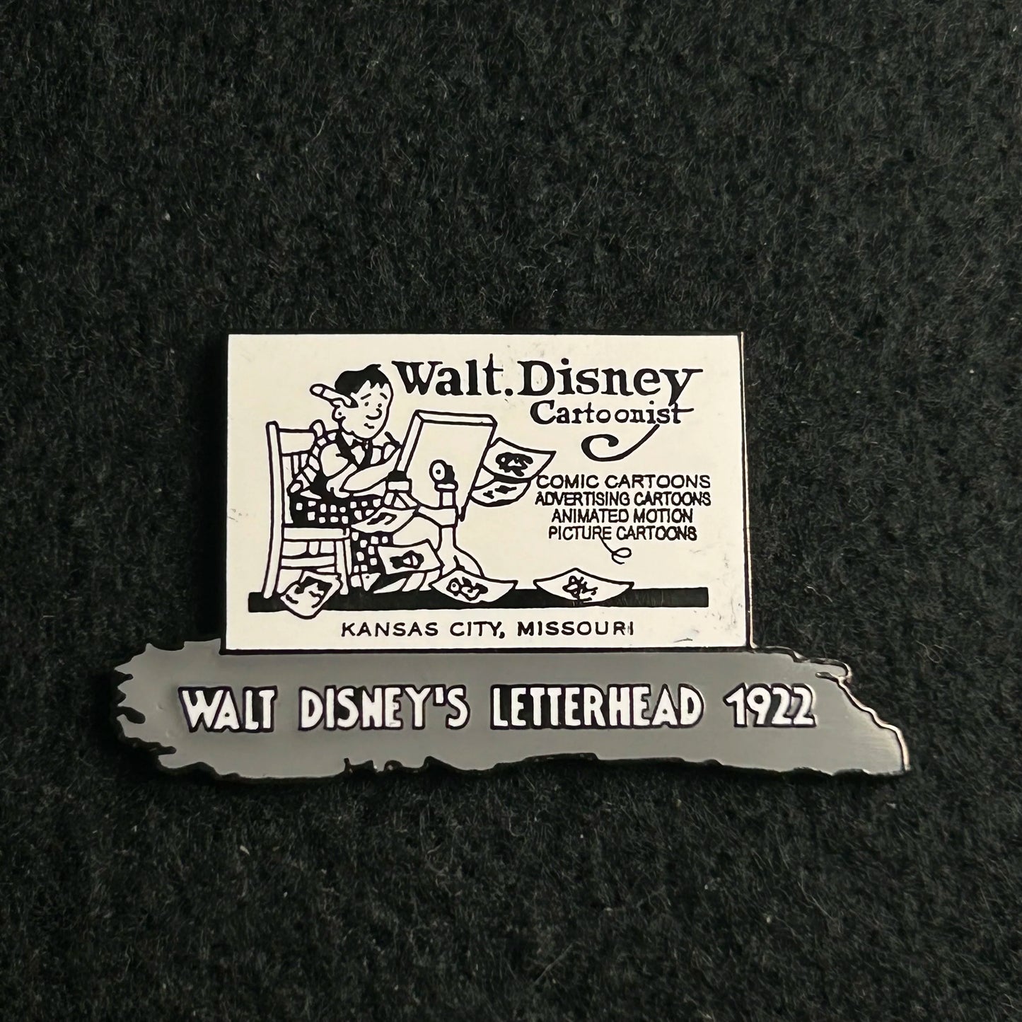 2001 - Walt Disney Cartoonist - Letterhead - LE 1,494 out of 5,000 - Disney Pin