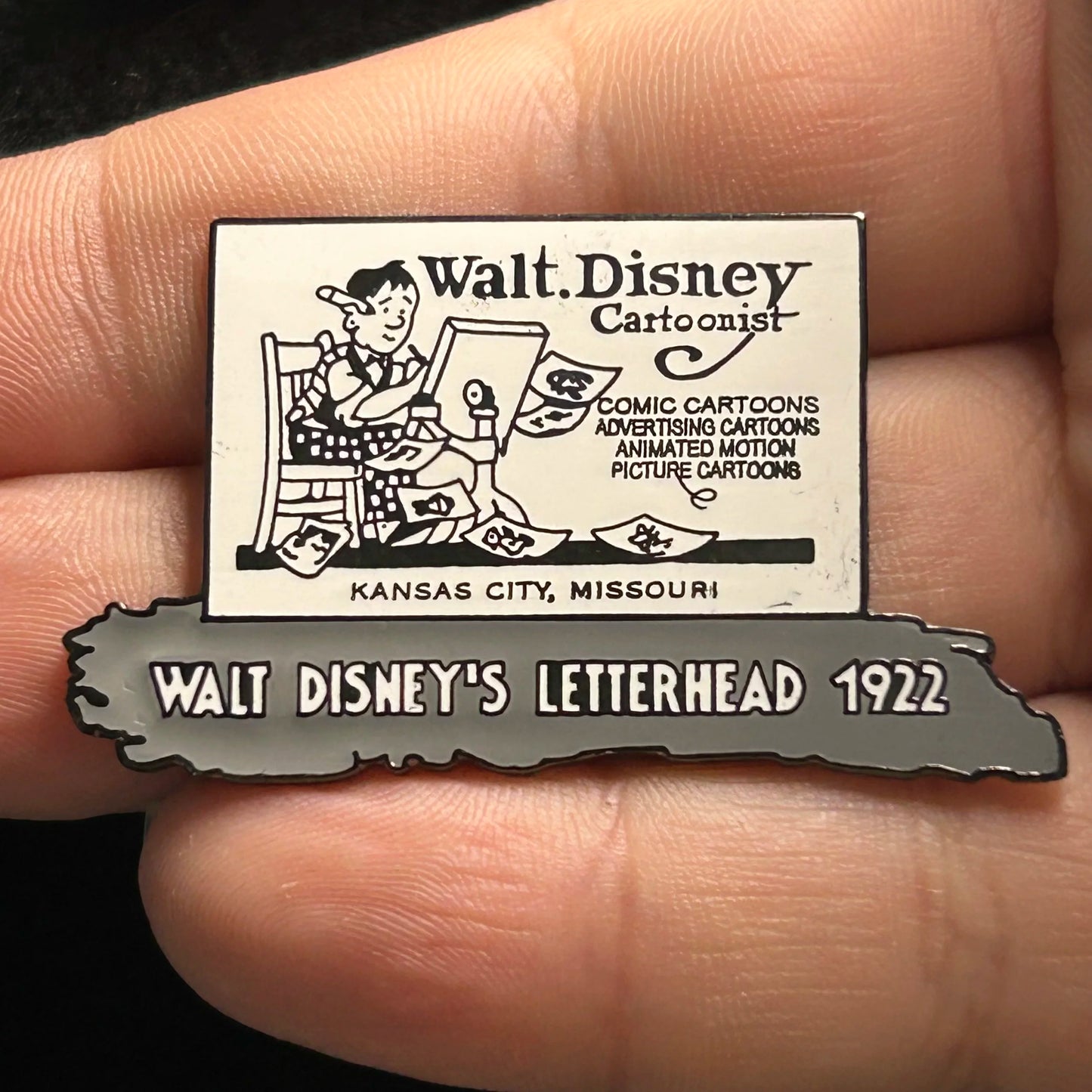 2001 - Walt Disney Cartoonist - Letterhead - LE 1,494 out of 5,000 - Disney Pin