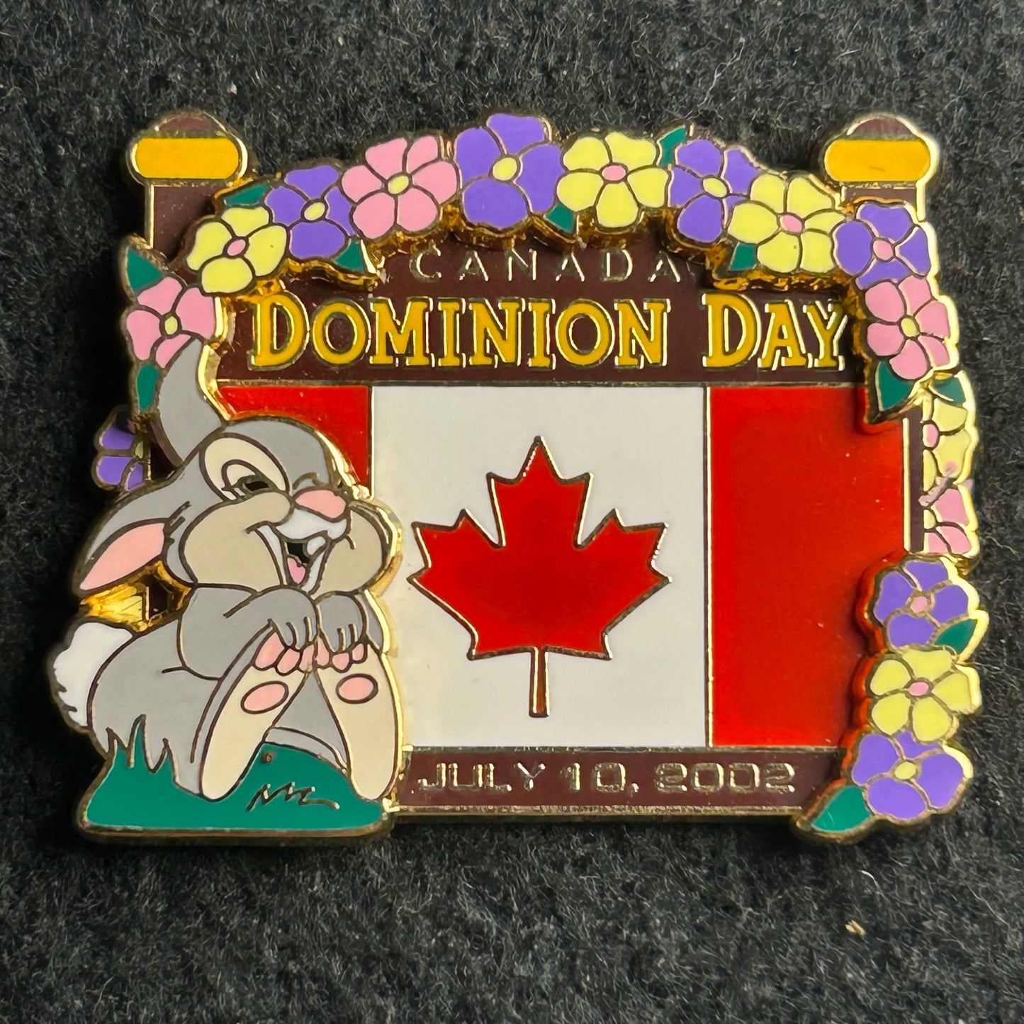 2002 - Thumper - Bambi - Canada -Dominion Day - LE 4,500 - Disney Pin
