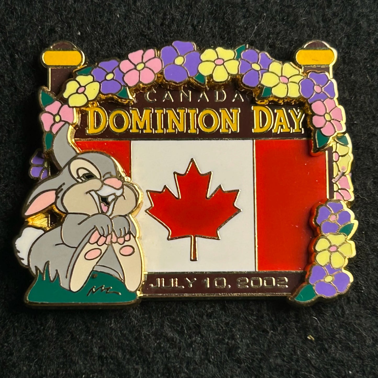 2002 - Thumper - Bambi - Canada -Dominion Day - LE 4,500 - Disney Pin