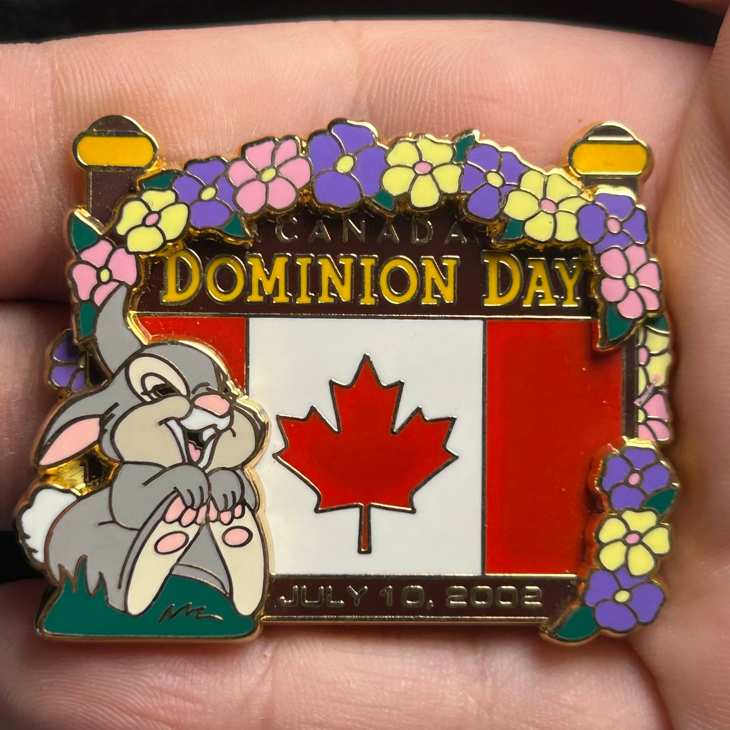 2002 - Thumper - Bambi - Canada -Dominion Day - LE 4,500 - Disney Pin