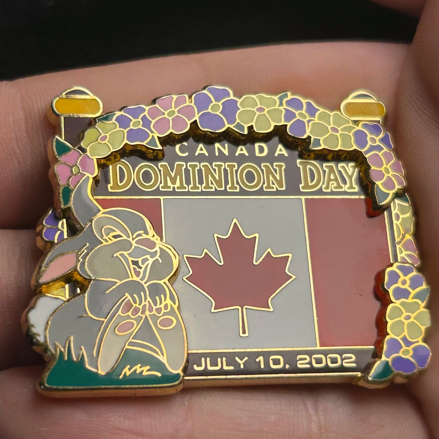 2002 - Thumper - Bambi - Canada -Dominion Day - LE 4,500 - Disney Pin