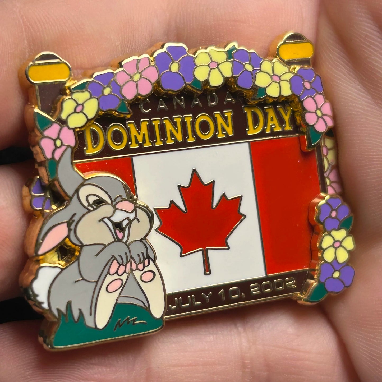 2002 - Thumper - Bambi - Canada -Dominion Day - LE 4,500 - Disney Pin