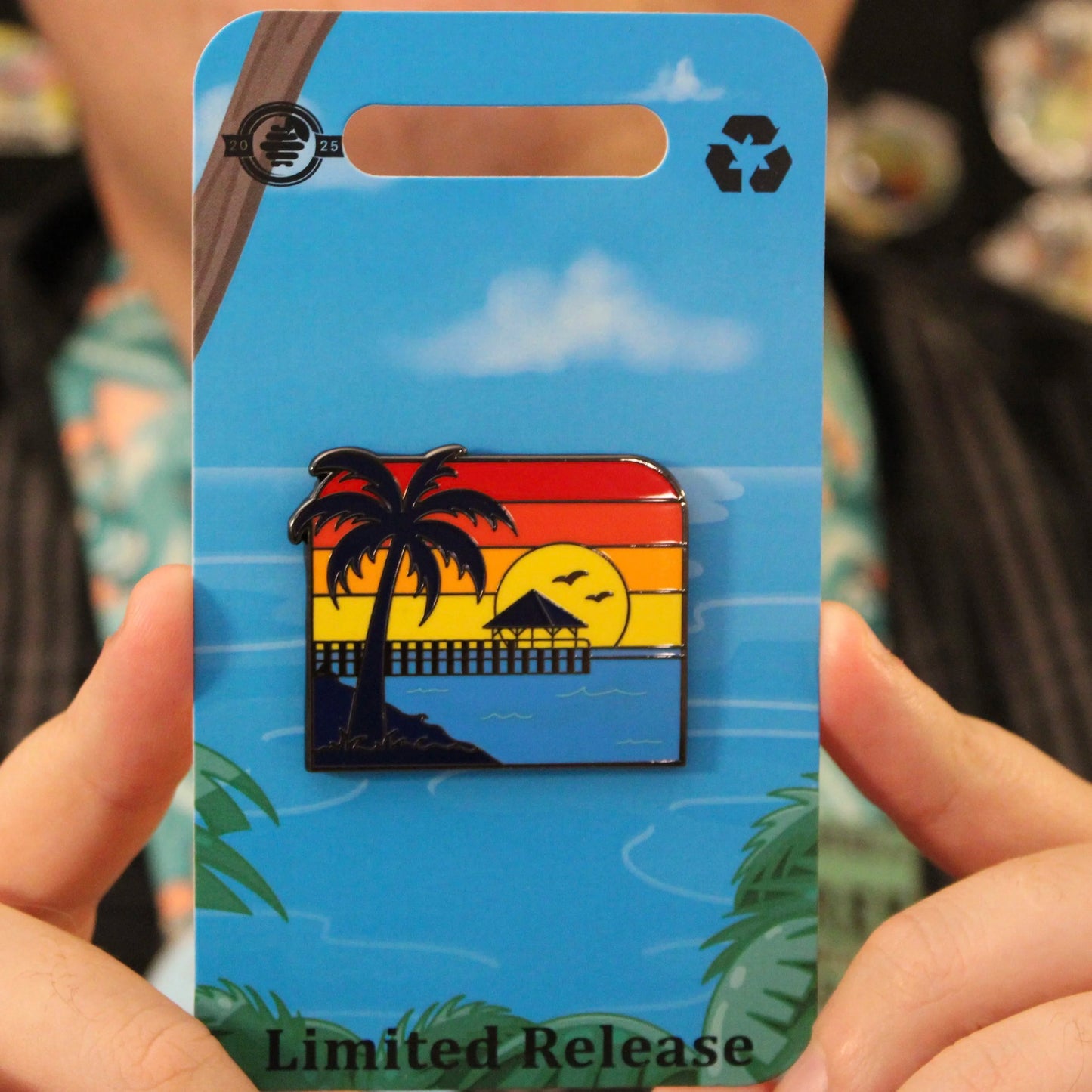 2025 - Sunset at the Ocean - Florida Keys - LR Pin - Pin Hive Exclusive